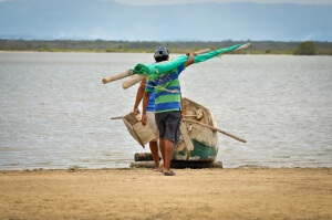 Colombie - Pêcheur
