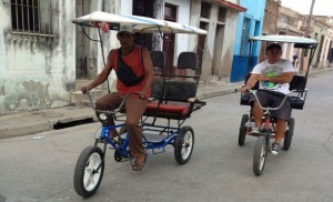Cuba - Camaguey  en bici taxi